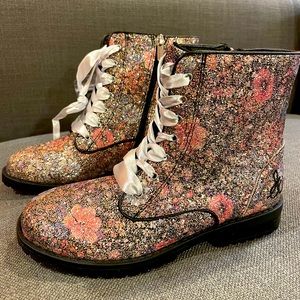 Sam Edelman Girls Glitter Polly Morgan Boots Sz3